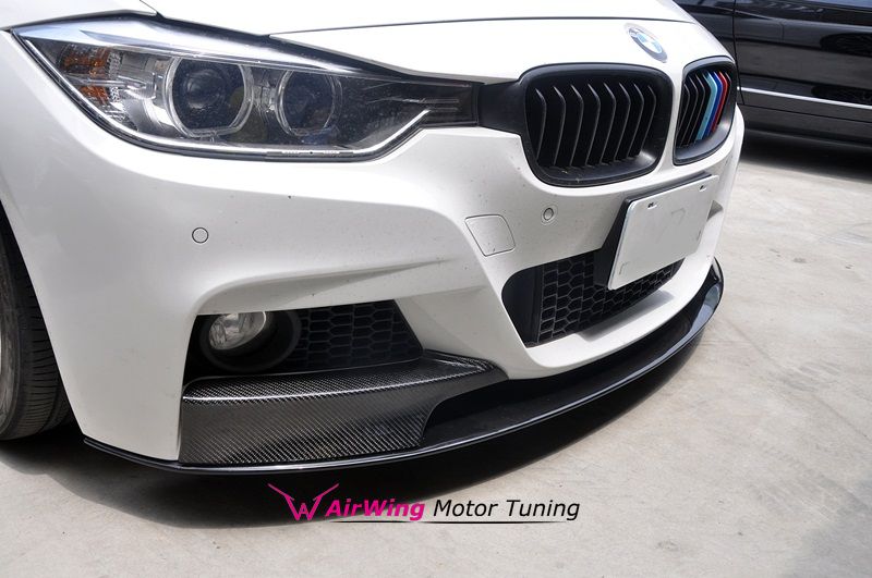 BMW F30 M Tech Performance carbon front lip 03